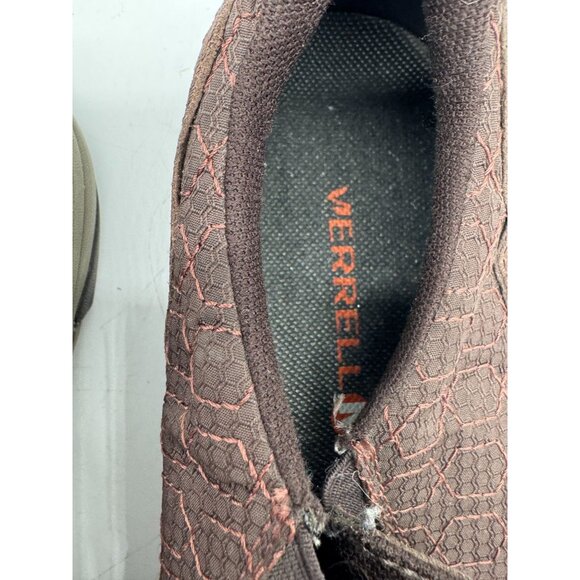 Merrell Womens Suede Slip-On Loafers Shoes 9 Brown Casual Hiking Outdoors - Picture 2 of 13